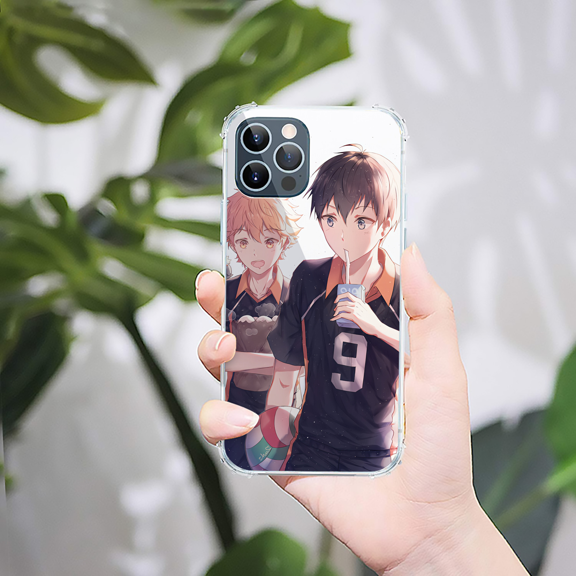 （画像用） ハイキュー!! Haikyu!! 【iPhone 12シリーズ対応】透明スマホケース（クリアソフトケース）